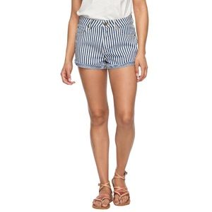 NWT Roxy striped denim shorts